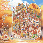 Art Museum DIY 3D Scene Stickers Cute Miniature Scenes