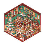 Cozy Apartment DIY 3D Scene Stickers Cute Miniature Scenes