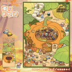 Café & Bakery DIY 3D Scene Stickers Cute Miniature Scenes