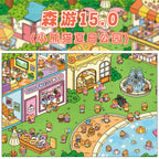 Summer Park Extra Large DIY 3D Scene Stickers Cute Miniature Scenes