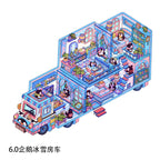 Cute RV DIY 3D Scene Stickers Cute Miniature Scenes