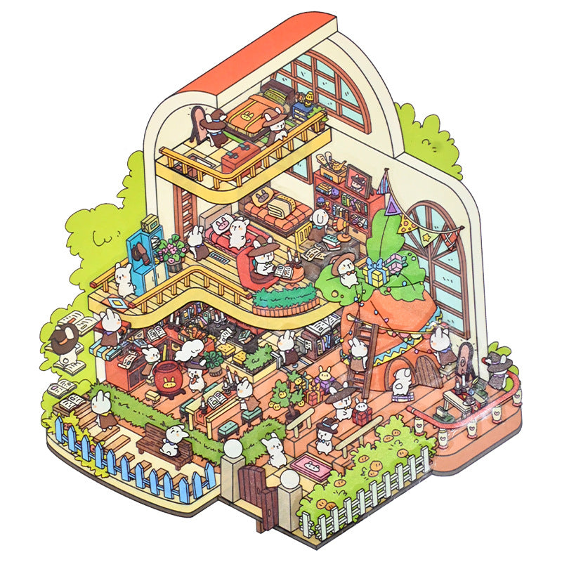 Mystic Realms DIY 3D Scene Stickers Cute Miniature Scenes